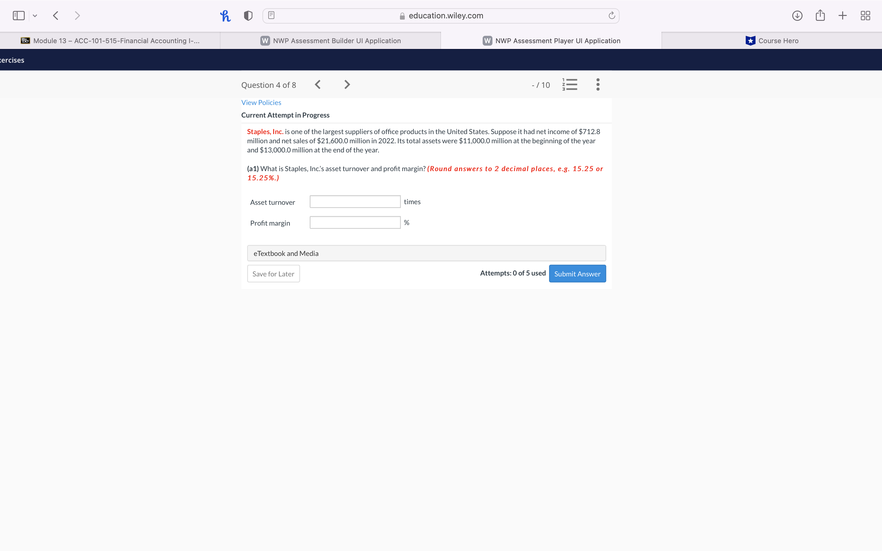 h education.wiley.com C + 88 Bb Module 13 -