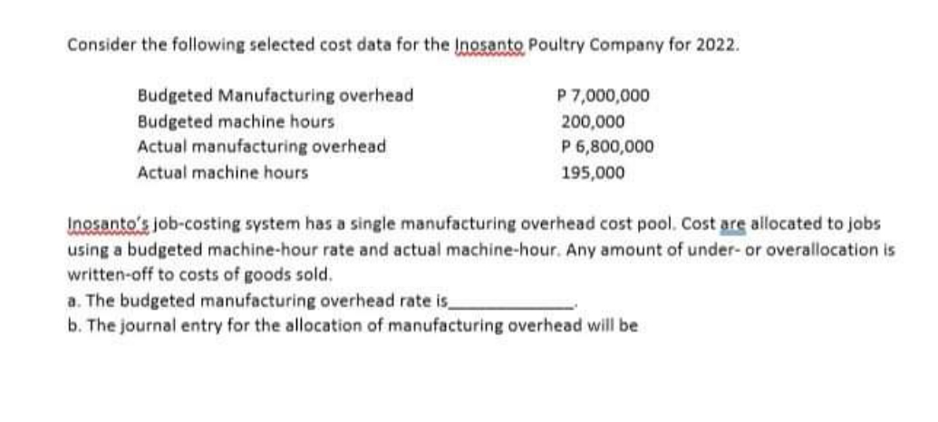 Please answer. Consider the following selected