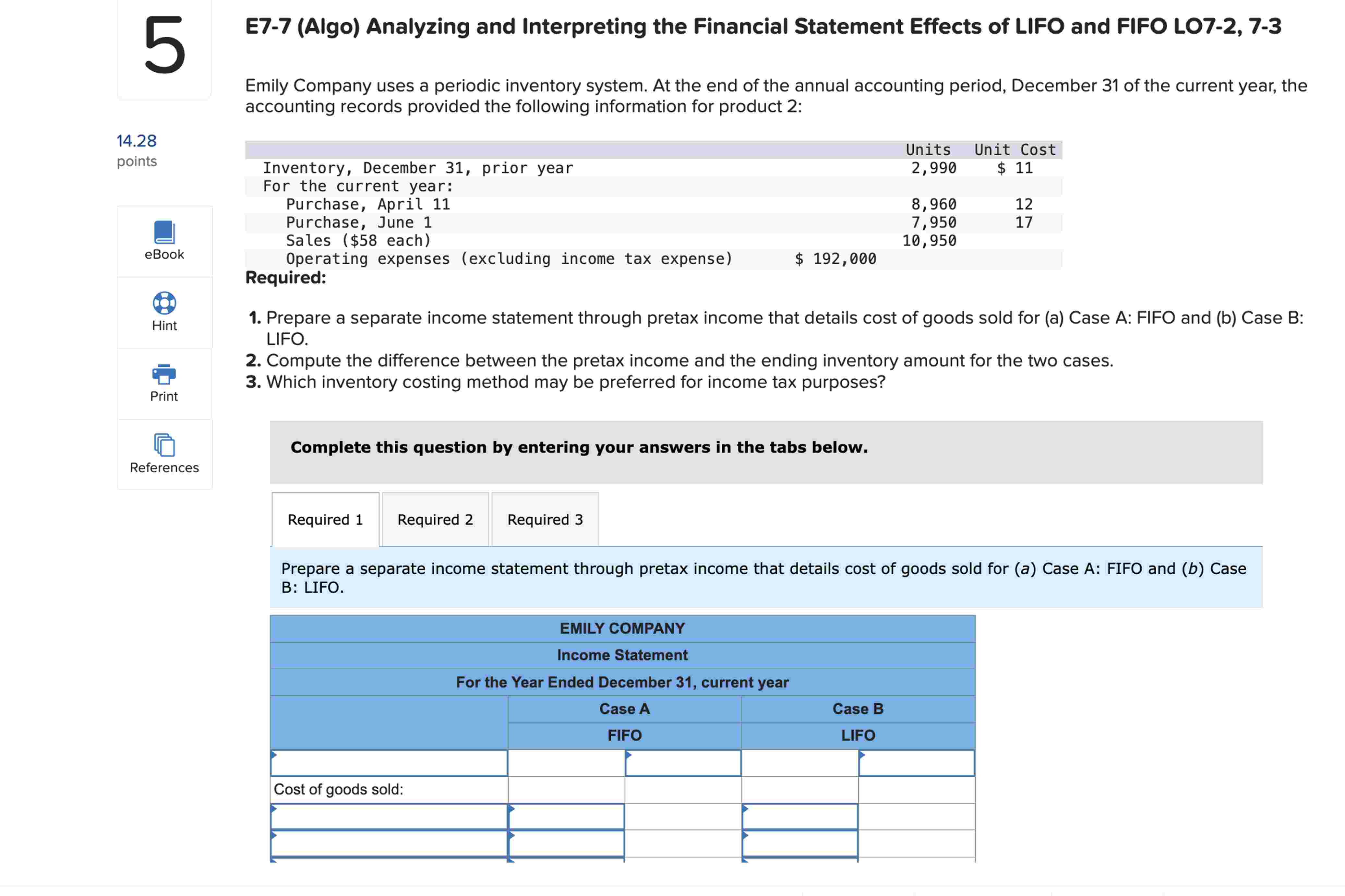 E 7 - 7 ( Algo ) Analyzing and Interpreting the