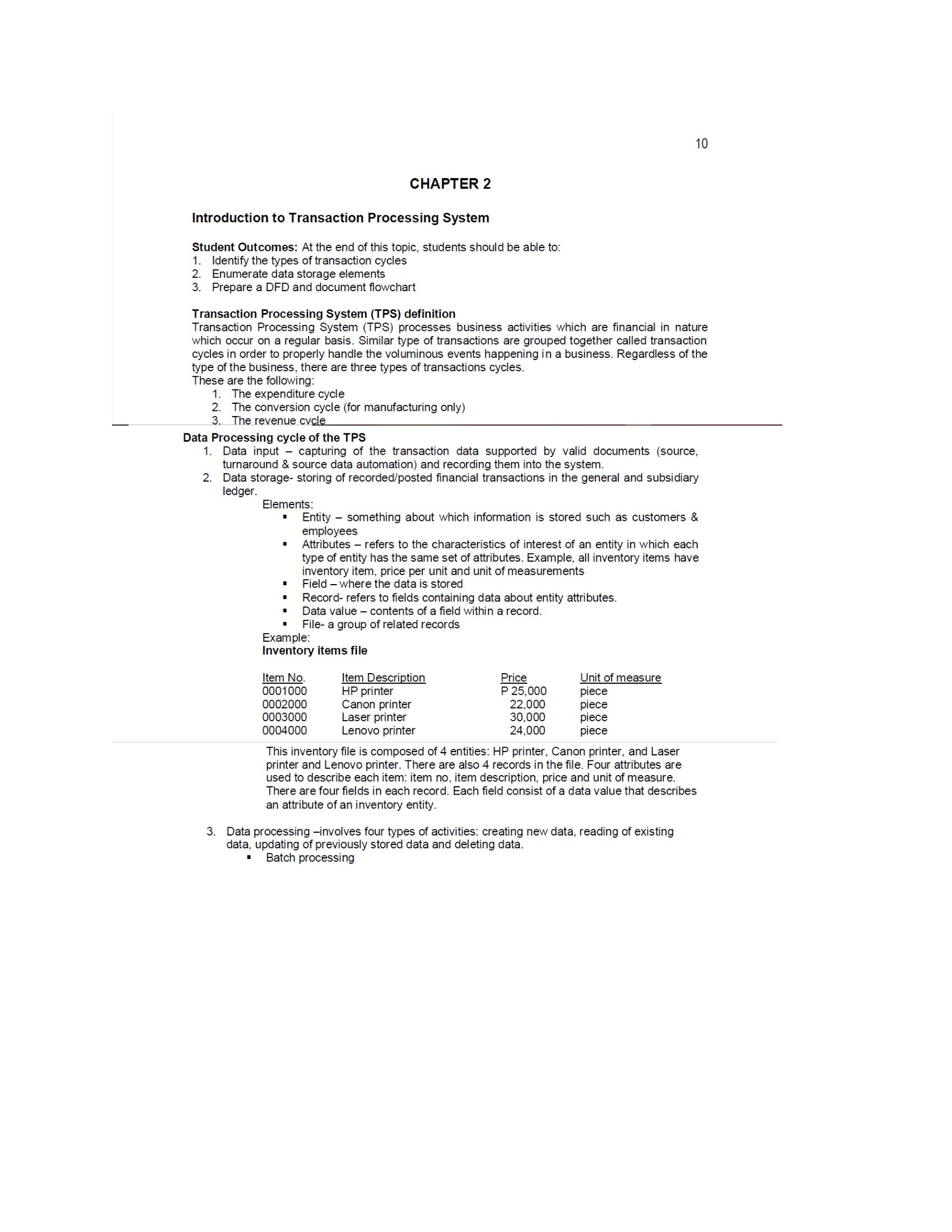 Please answer Exercise 2, reference is provided