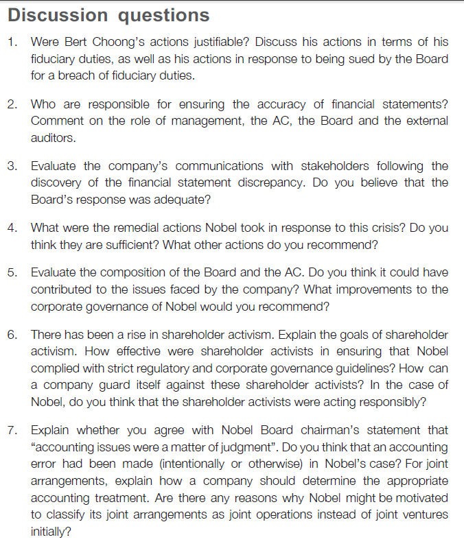 NOBEL DESIGN: THE FOUNDER STRIKES BACK Case