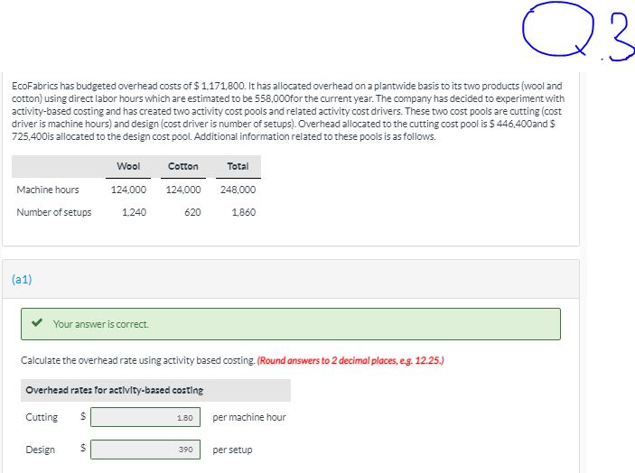 \f(b) Compute the overhead rates using the