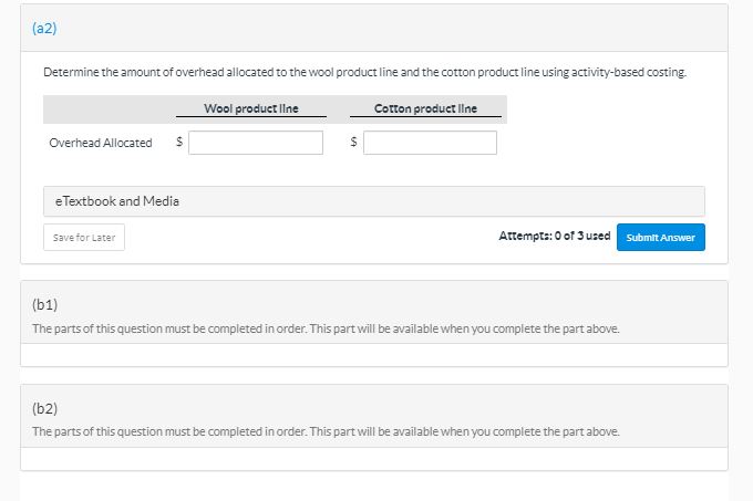 \f(b) Compute the overhead rates using the