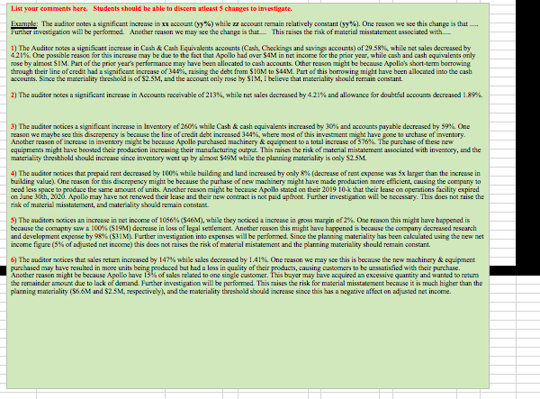 PLEASE COMPLETE THE PRELIMINARY ANALYTICAL