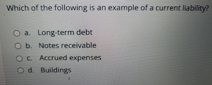 Which of the following is an example of a current