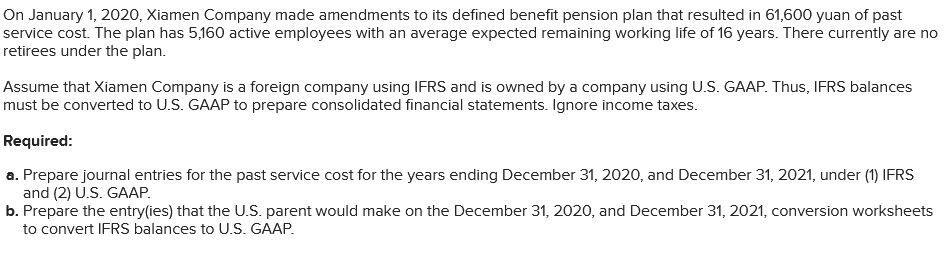 Can you help with this? On January 1, 2020,