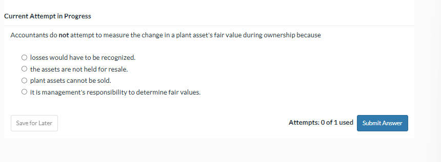 Current Attempt in Progress Accountants do not