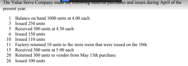 REQUIREMENT: Compute for the cost of materials