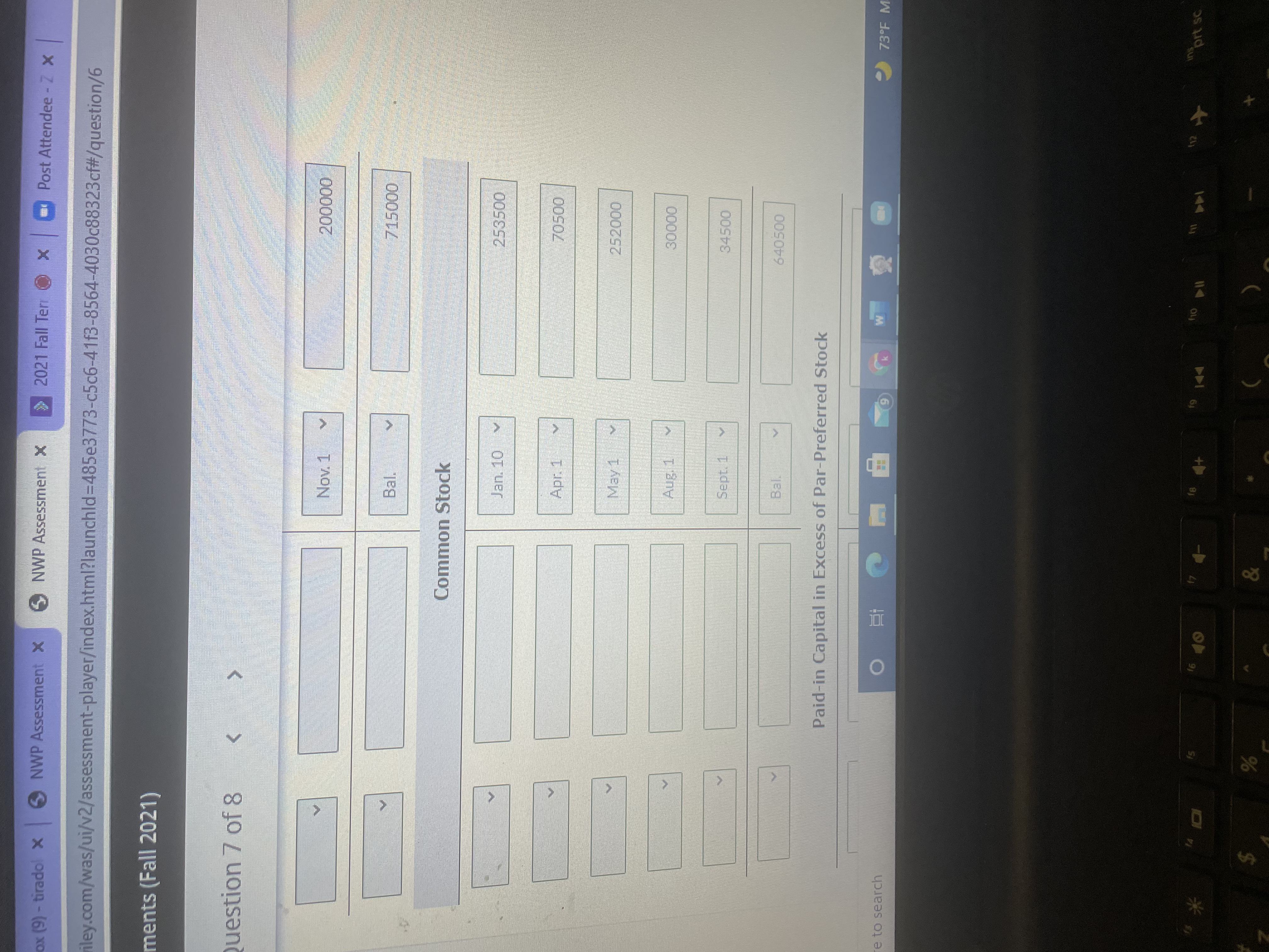 Please help me with this Fall Ter X Post Attendee