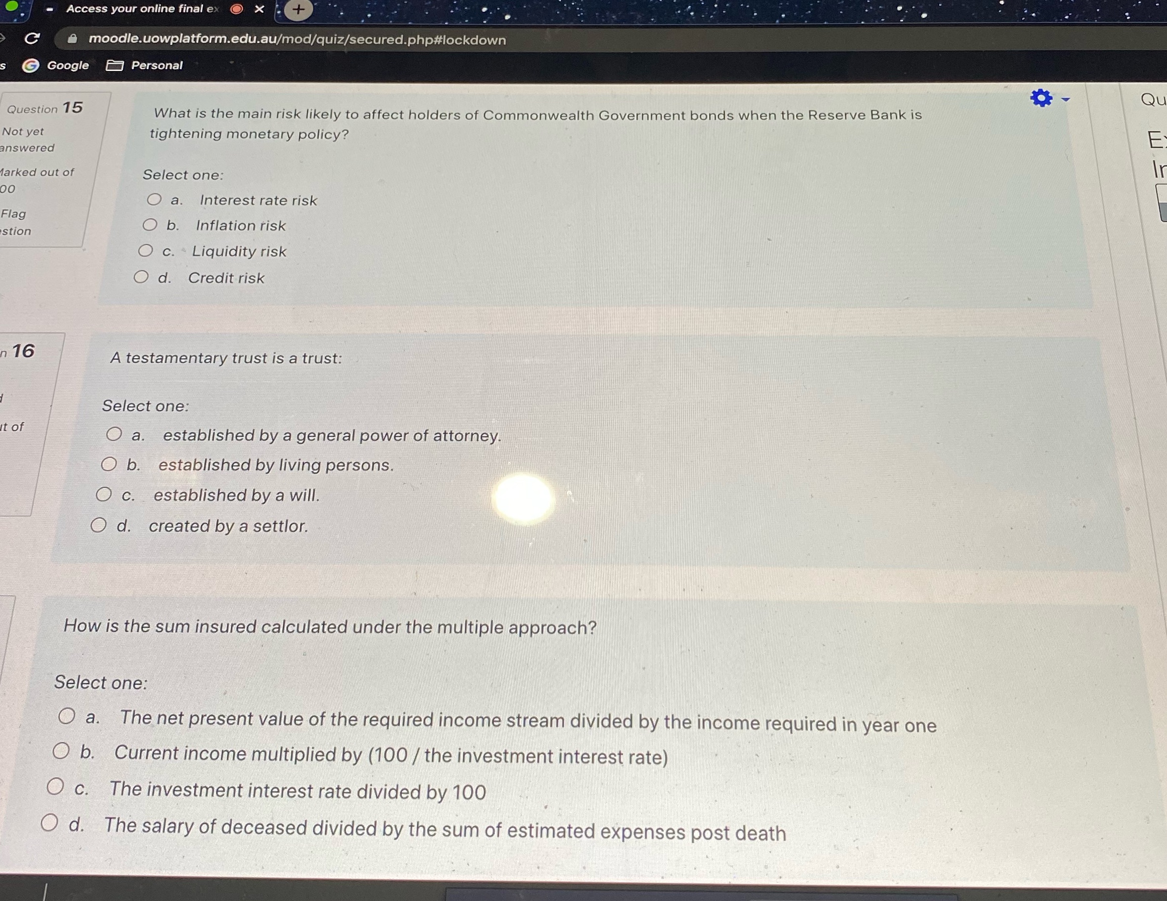 Access your online final ex O x - + C