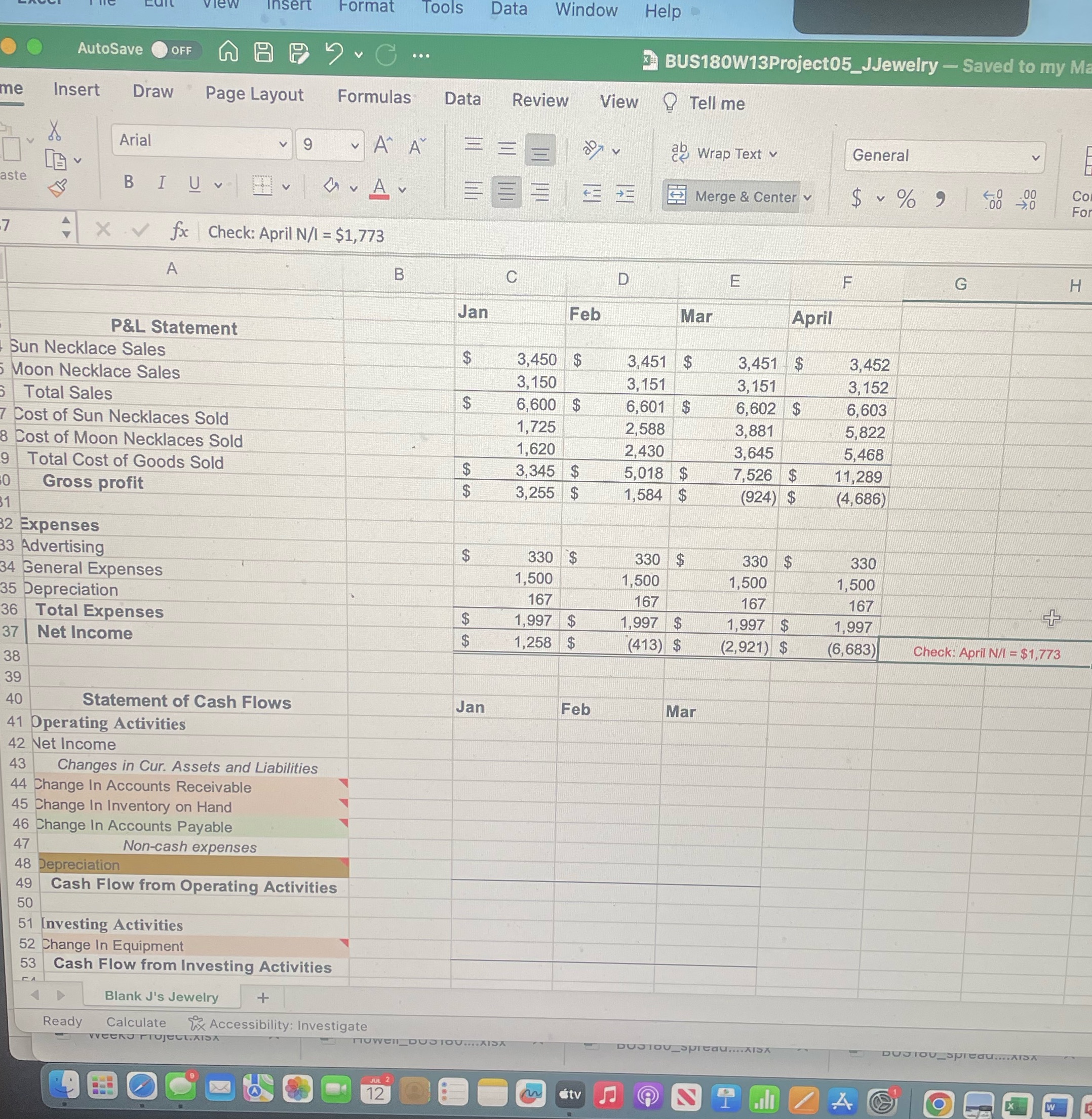 I don't understand why my numbers are off Insert