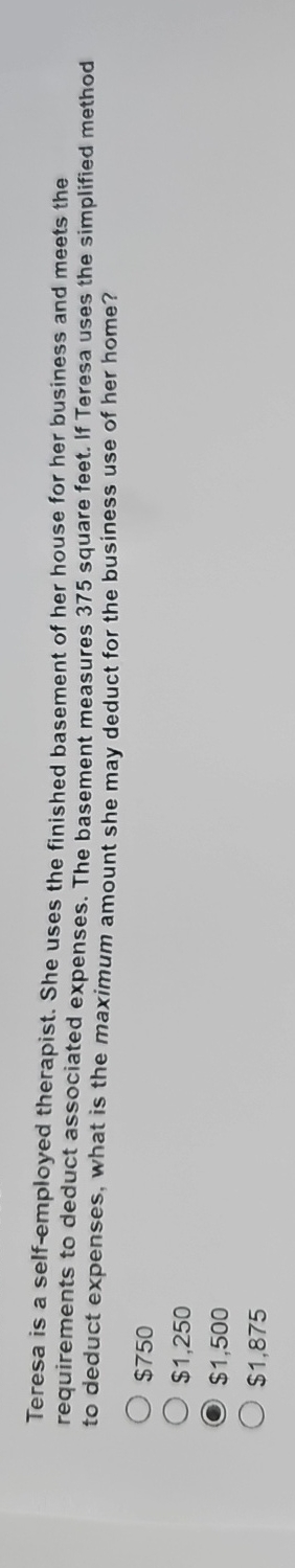 All of the following taxpayers are self -