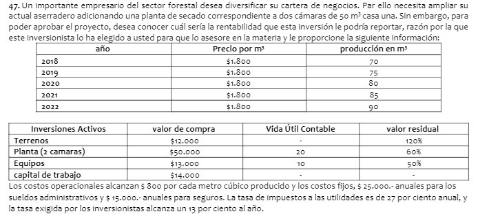 47. Un importante empresario del sector forestal
