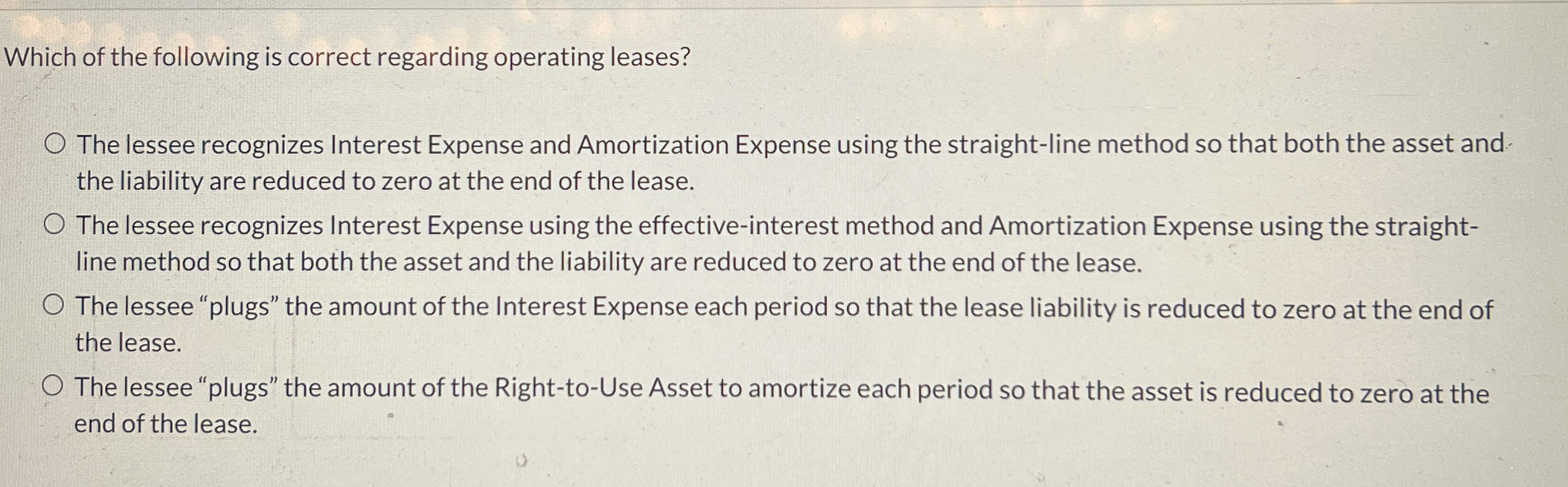 Which of the following is correct regarding