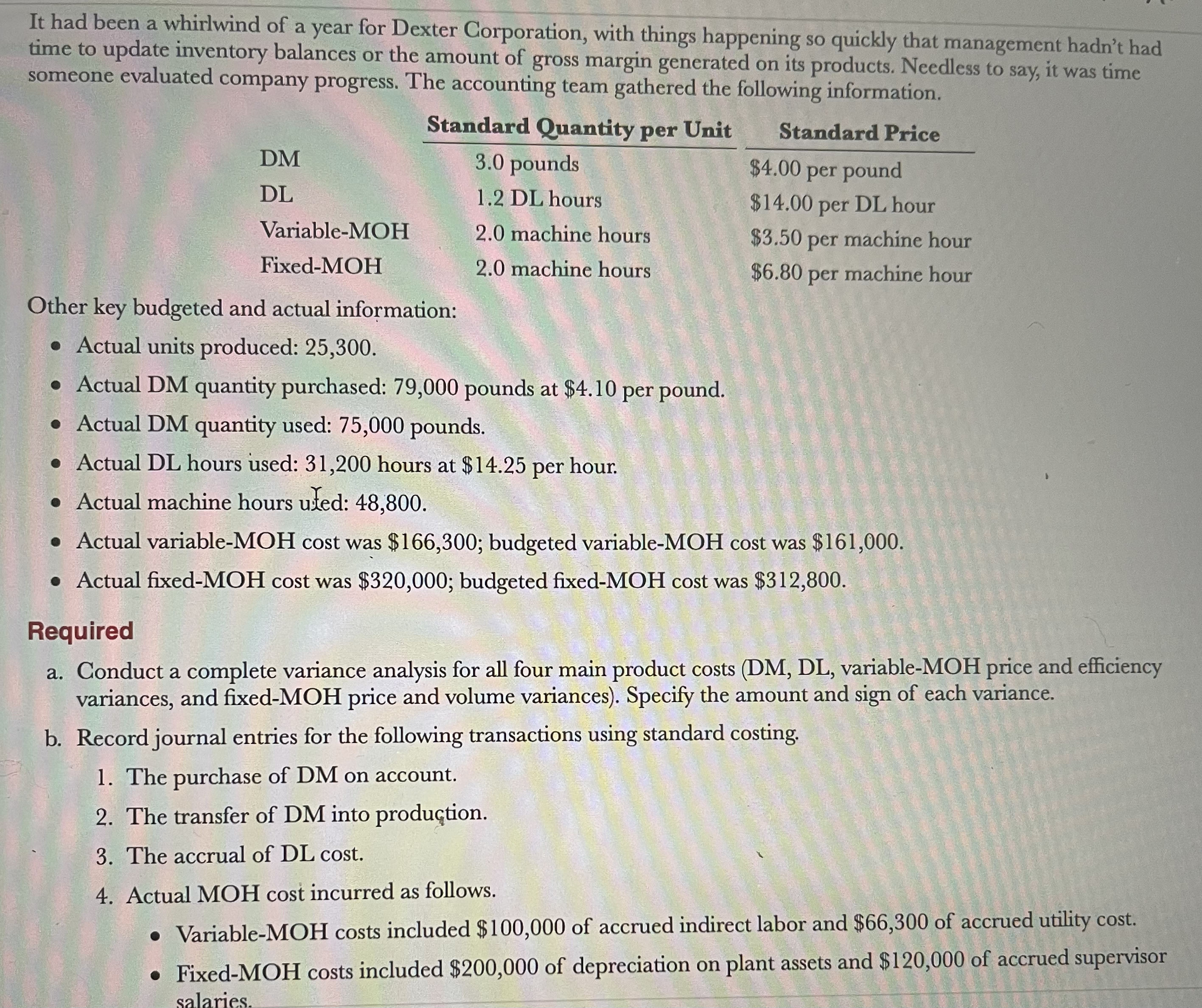 It had been a whirlwind of a year for Dexter