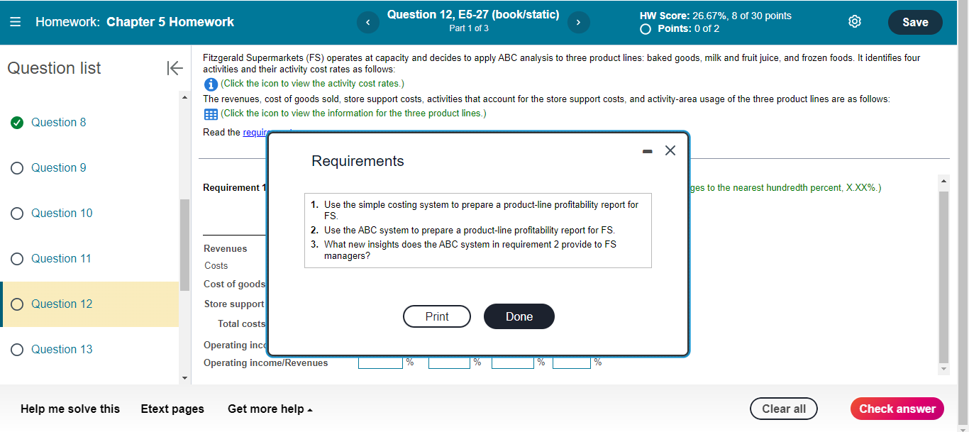 =Homework: Chapter 5 Homework Question 12, E5-27