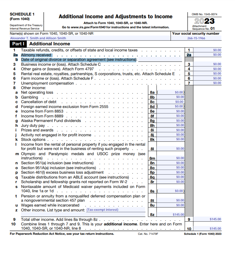 This assignment requires you to complete four tax