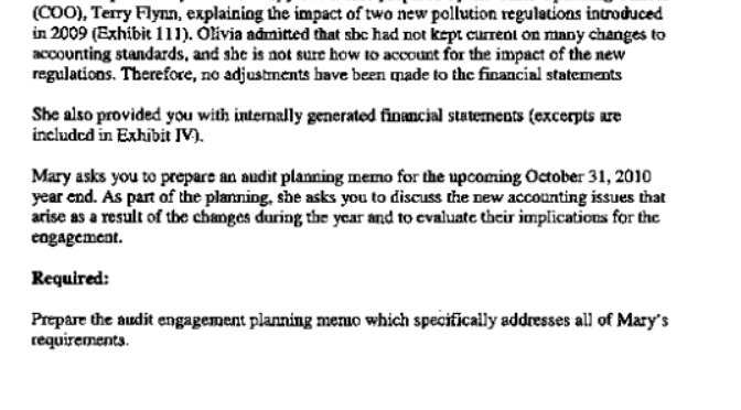 (COO), Terry Flynn, explaining the impact of two