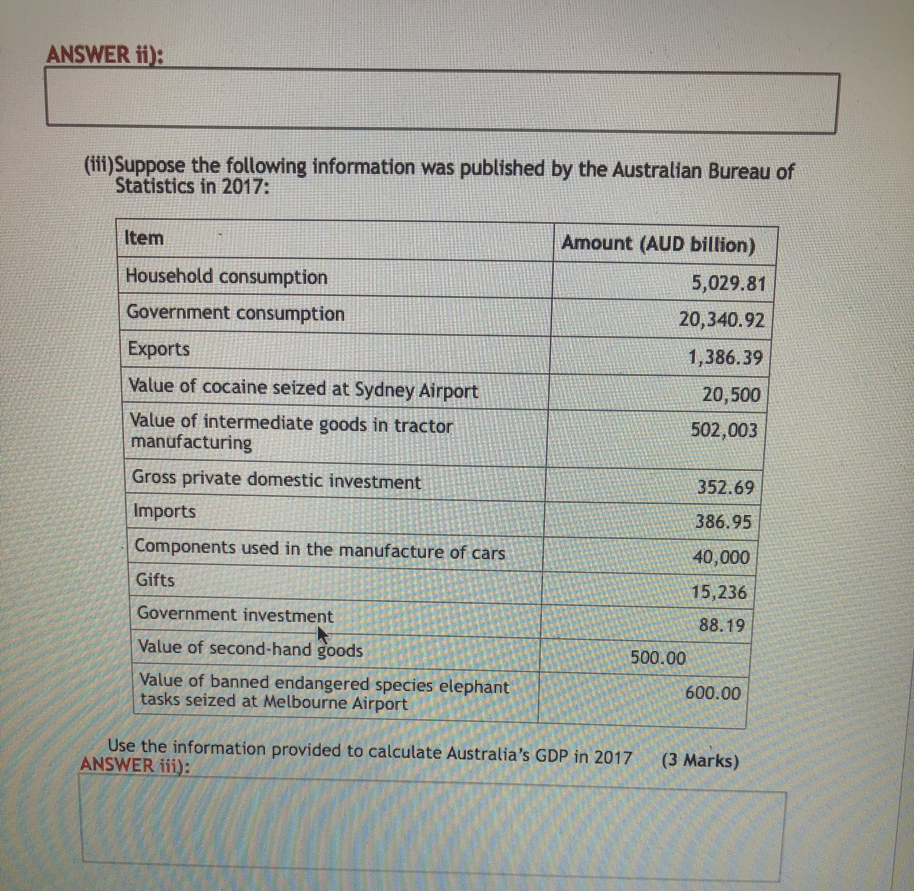 Question 5 Marks) (1) Use two (2) coincidental