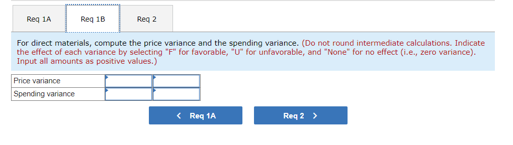 Please help e with these questions Req 1A Req 1E!