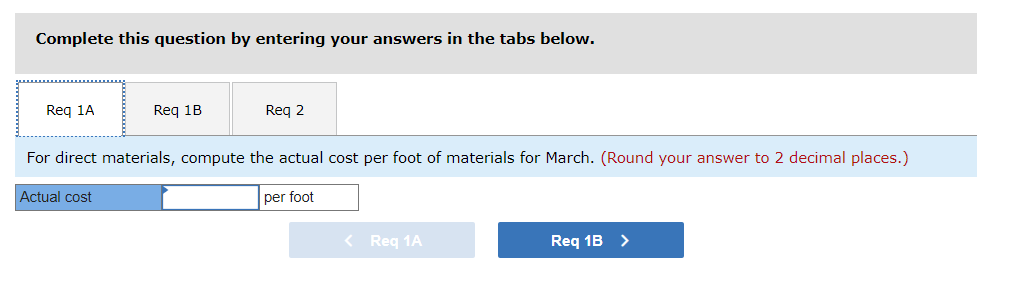 Please help e with these questions Req 1A Req 1E!