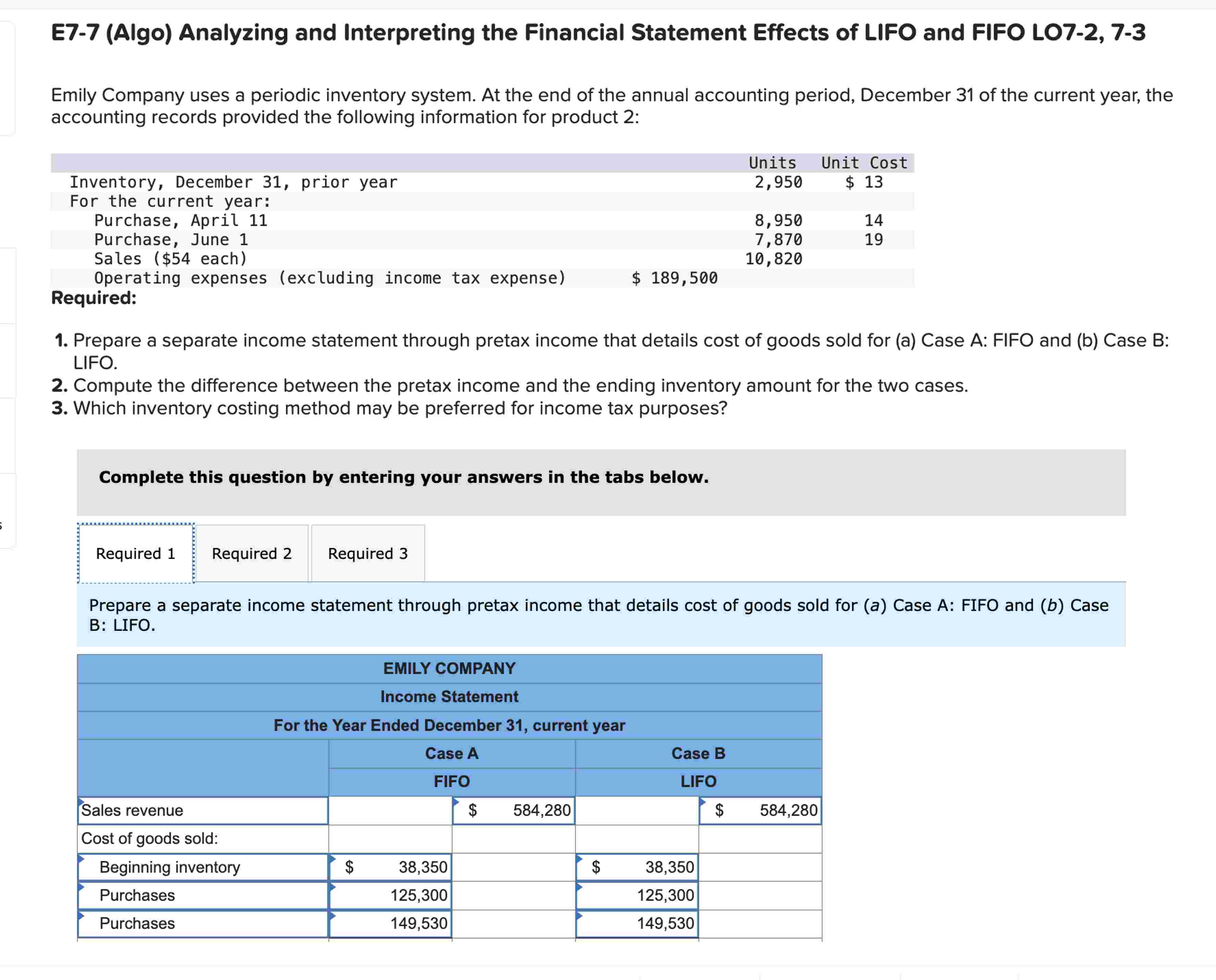 E 7 - 7 ( Algo ) Analyzing and Interpreting the