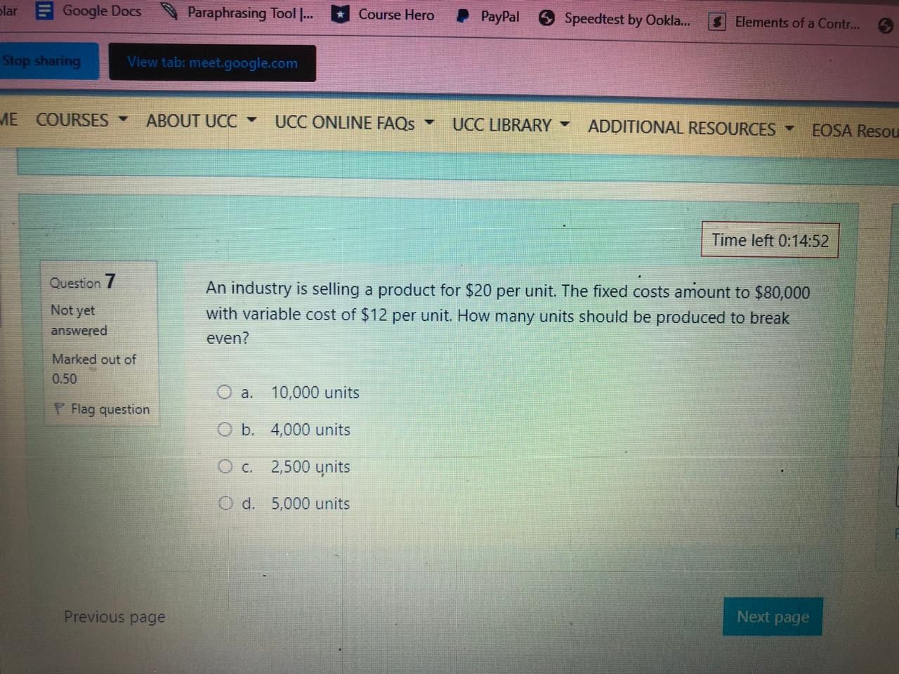 Time left 0:11:59 Question 26 Teddy uses the