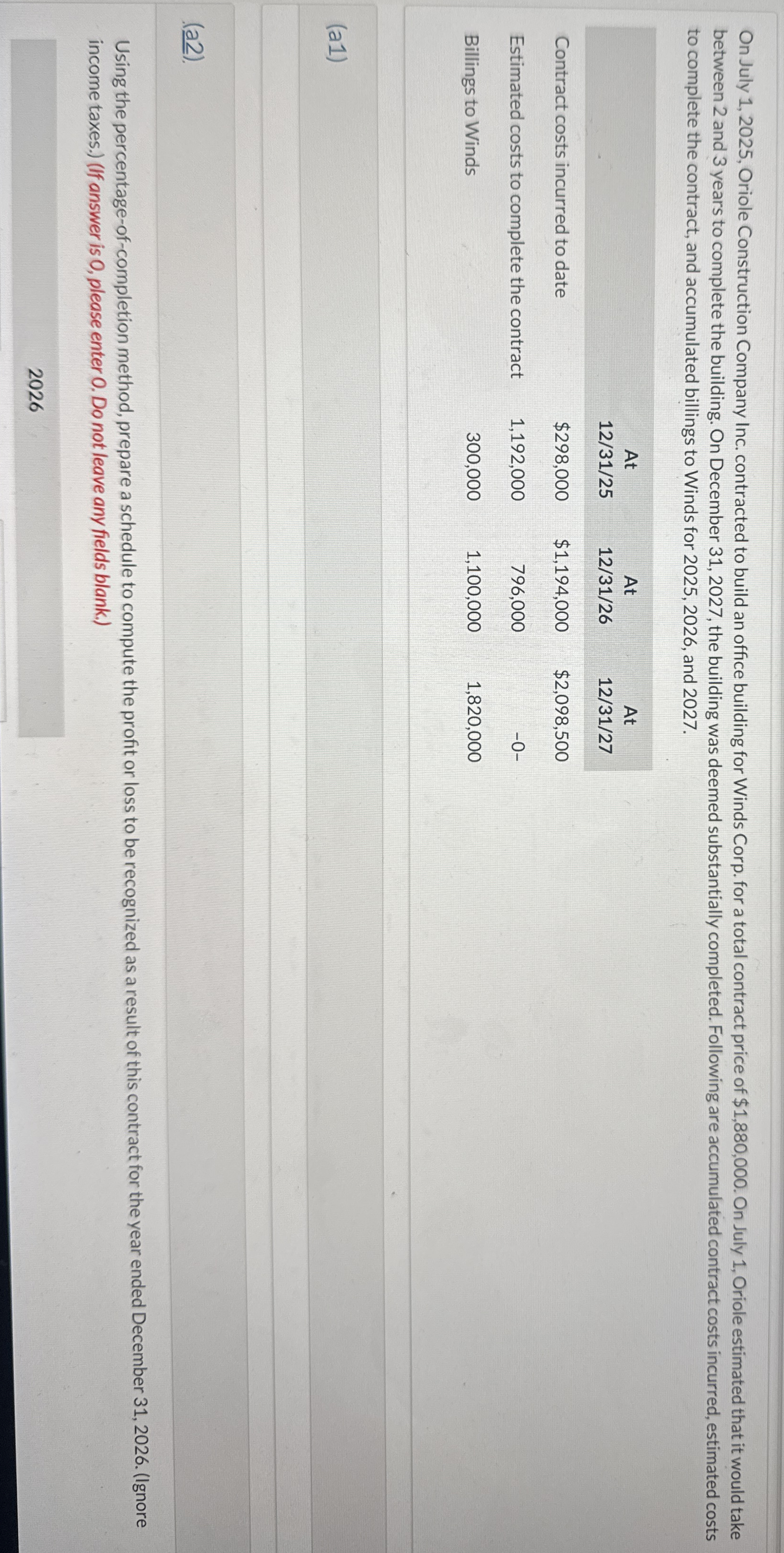 Comolete for year 2 0 2 5 , 2 0 2 6 and 2 0 2 7