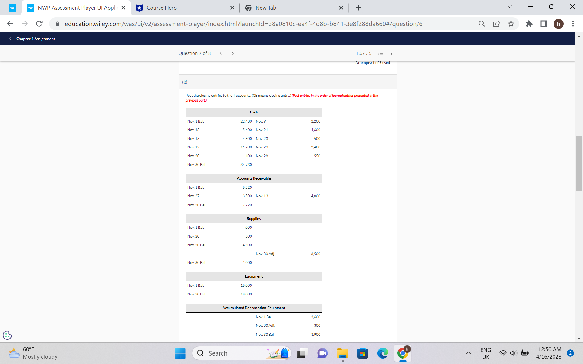 hi there i needed help with question 7 - part B