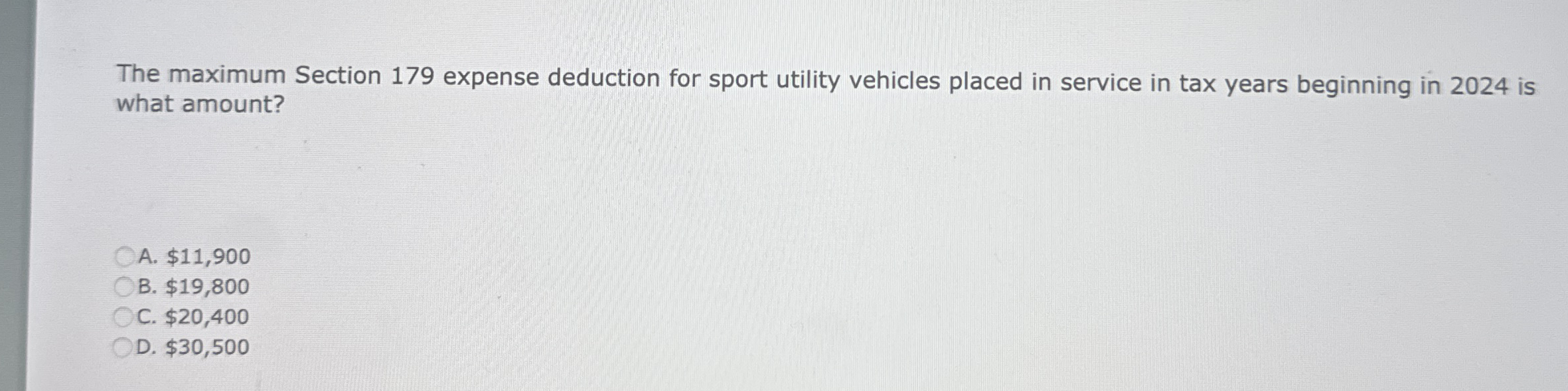 The maximum Section 1 7 9 expense deduction for