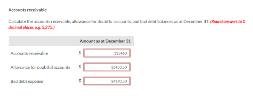 Exercise #2 The company has a December 31 year