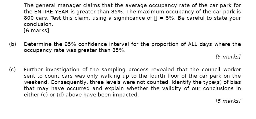 The general manager claims that the average