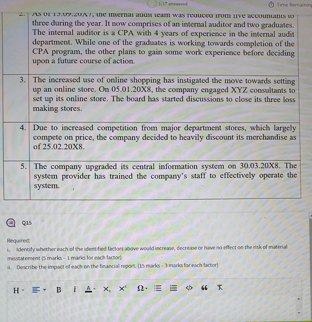 1/17 answered Time Remainin Z. AS 01 15.Vy.ZUA/,