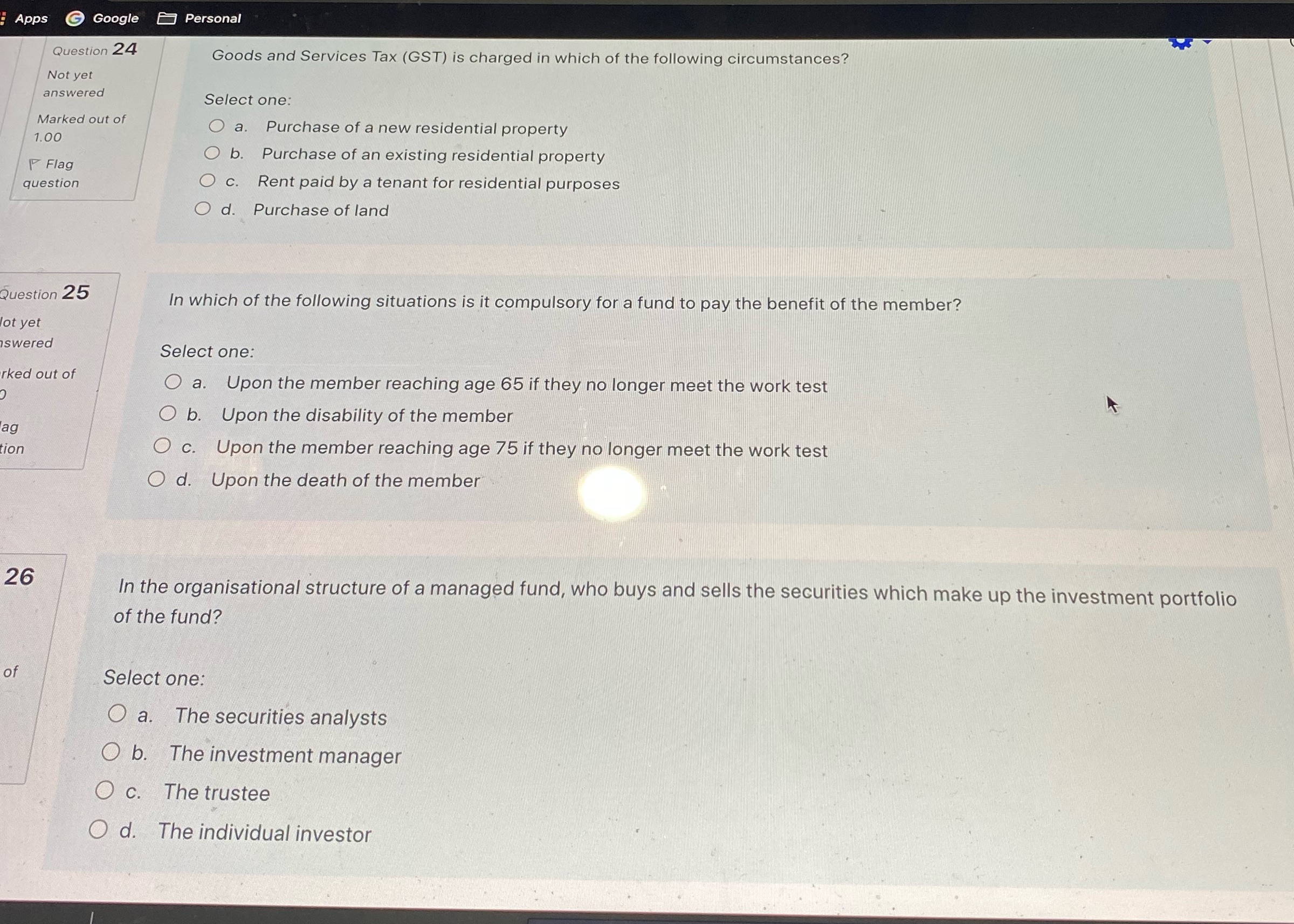Apps G Google F Personal Question 24 Goods and