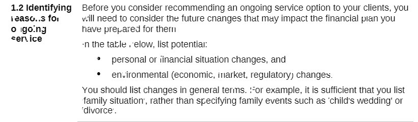 1.2 Identifying Before you consider recommending