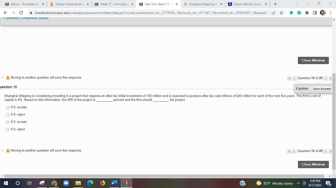 Bb eBook - Principles of F X | Strayer University