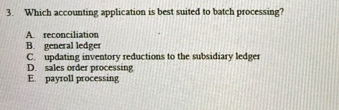 Which accounting application is best suited to