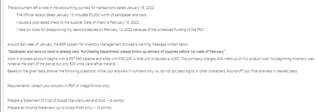 ABC Company manufactures a certain product that