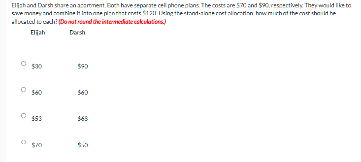 Elijah and Darsh share a n apartment. Both have