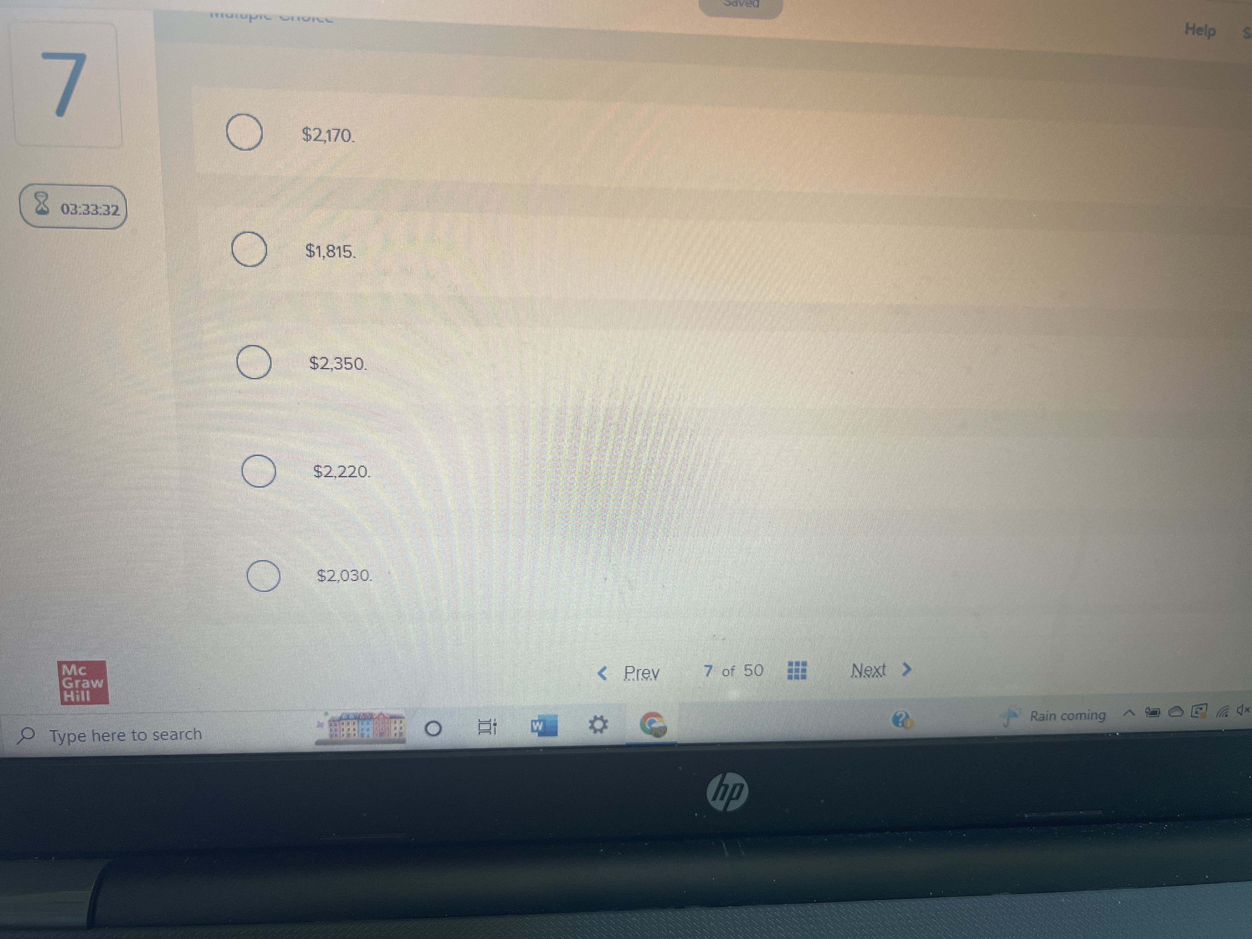 Saved Help Save & Exit 7 Factory overhead costs