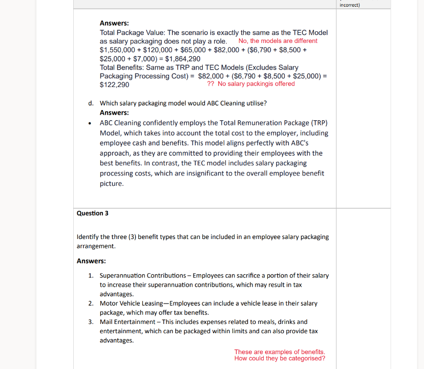 ABC Cleaning Services offer salary packaging to