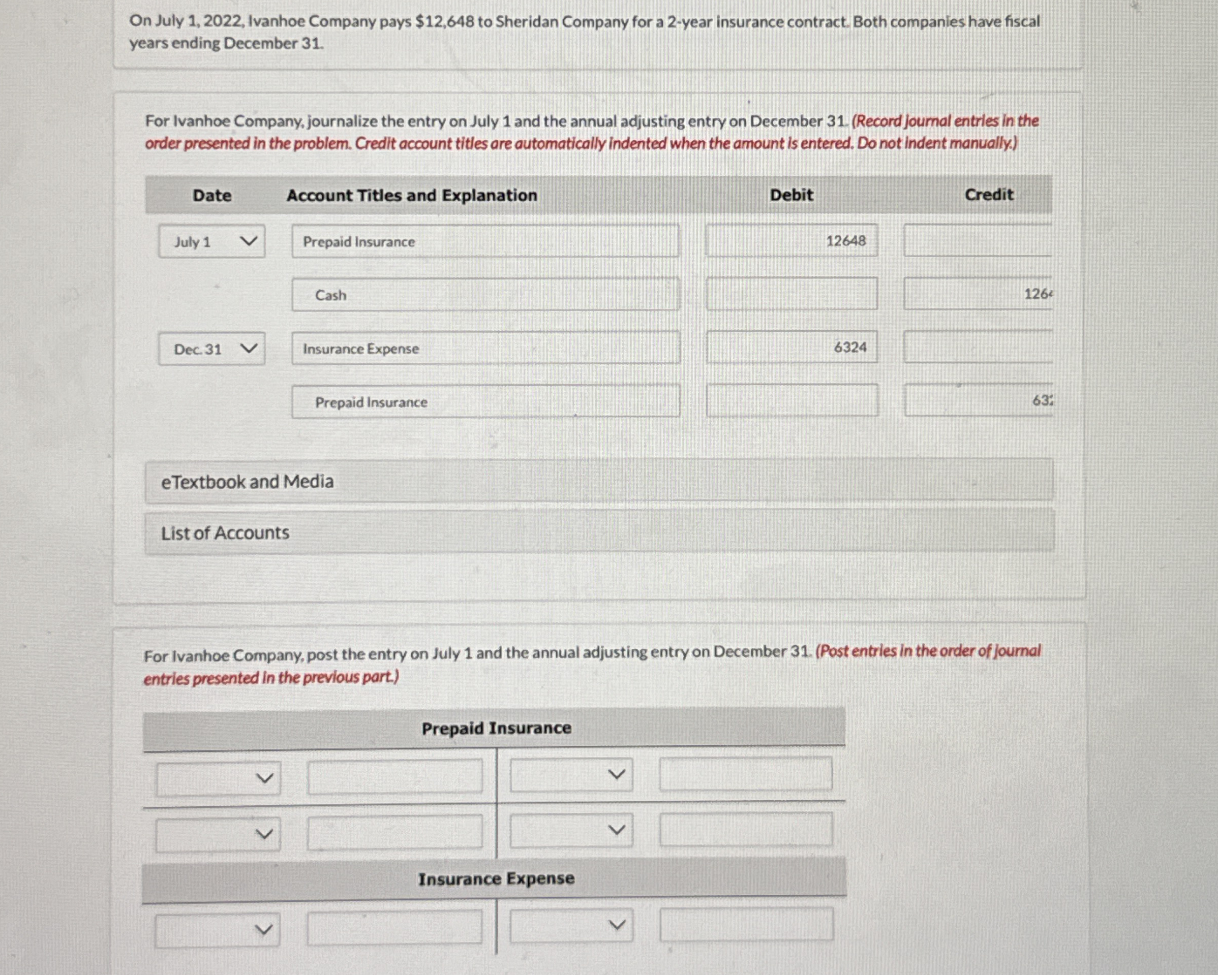 On July 1 , 2 0 2 2 , Ivanhoe Company pays $ 1 2