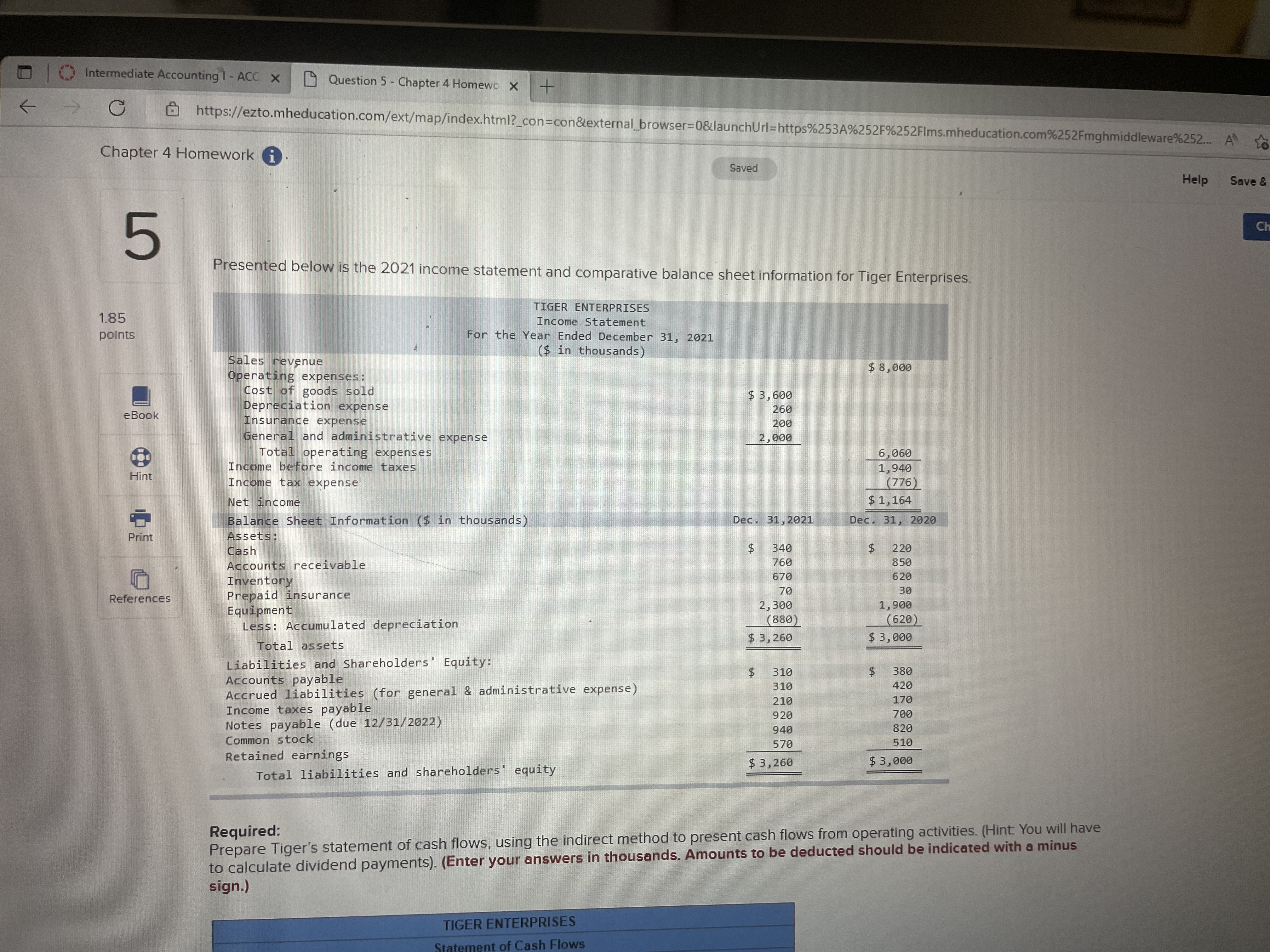 > Intermediate Accounting 1 - ACC X Question 7 -