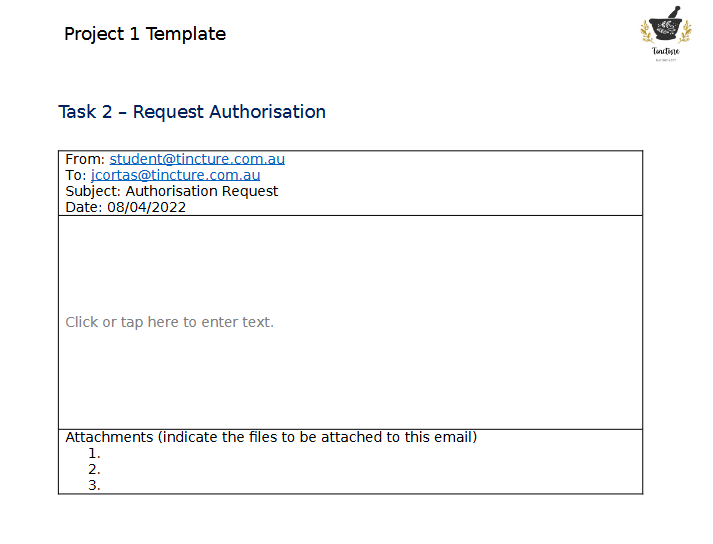 Project 1 - Overview Tincture Naturopathy You