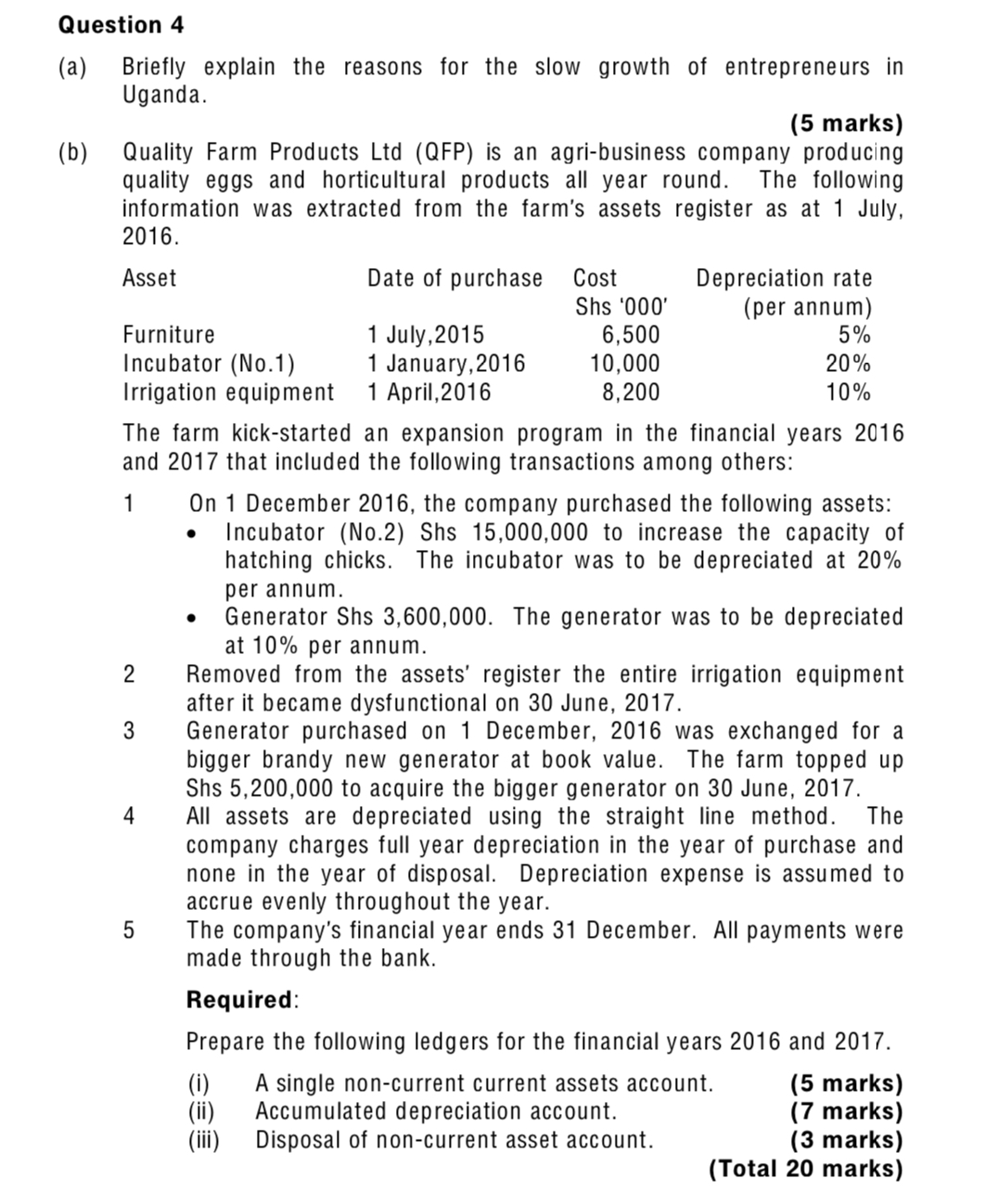 Answer ALL QUESTIONS CORRECTLY Question 6 (a) (b)