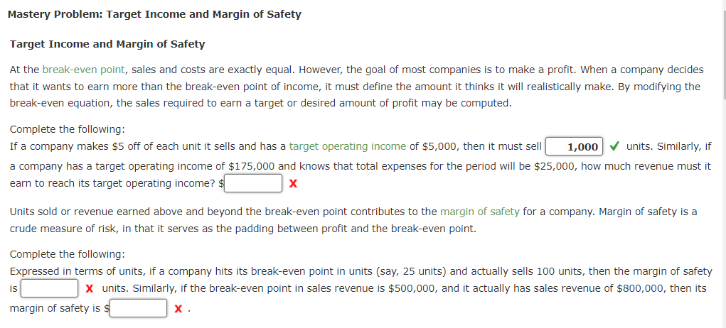 Can you help with this please Mastery Problem: