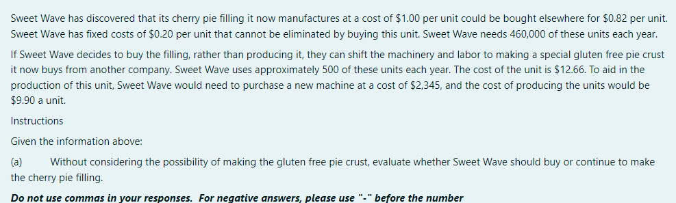 Sweet Wave has discovered that its cherry pie