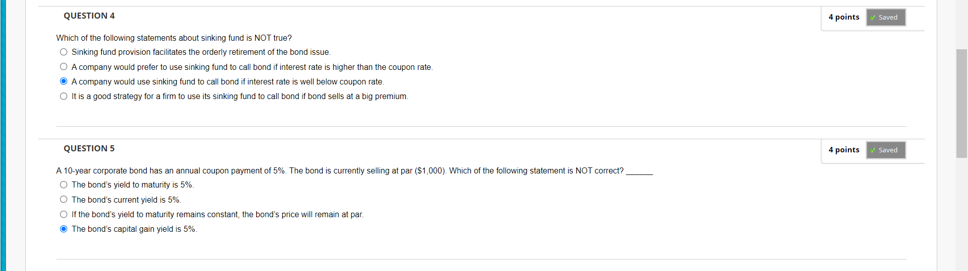 Please help with this Quiz QUESTION 1 4 points /