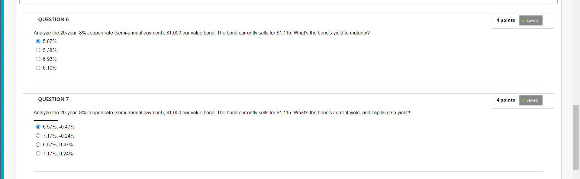 Please help with this Quiz QUESTION 1 4 points /