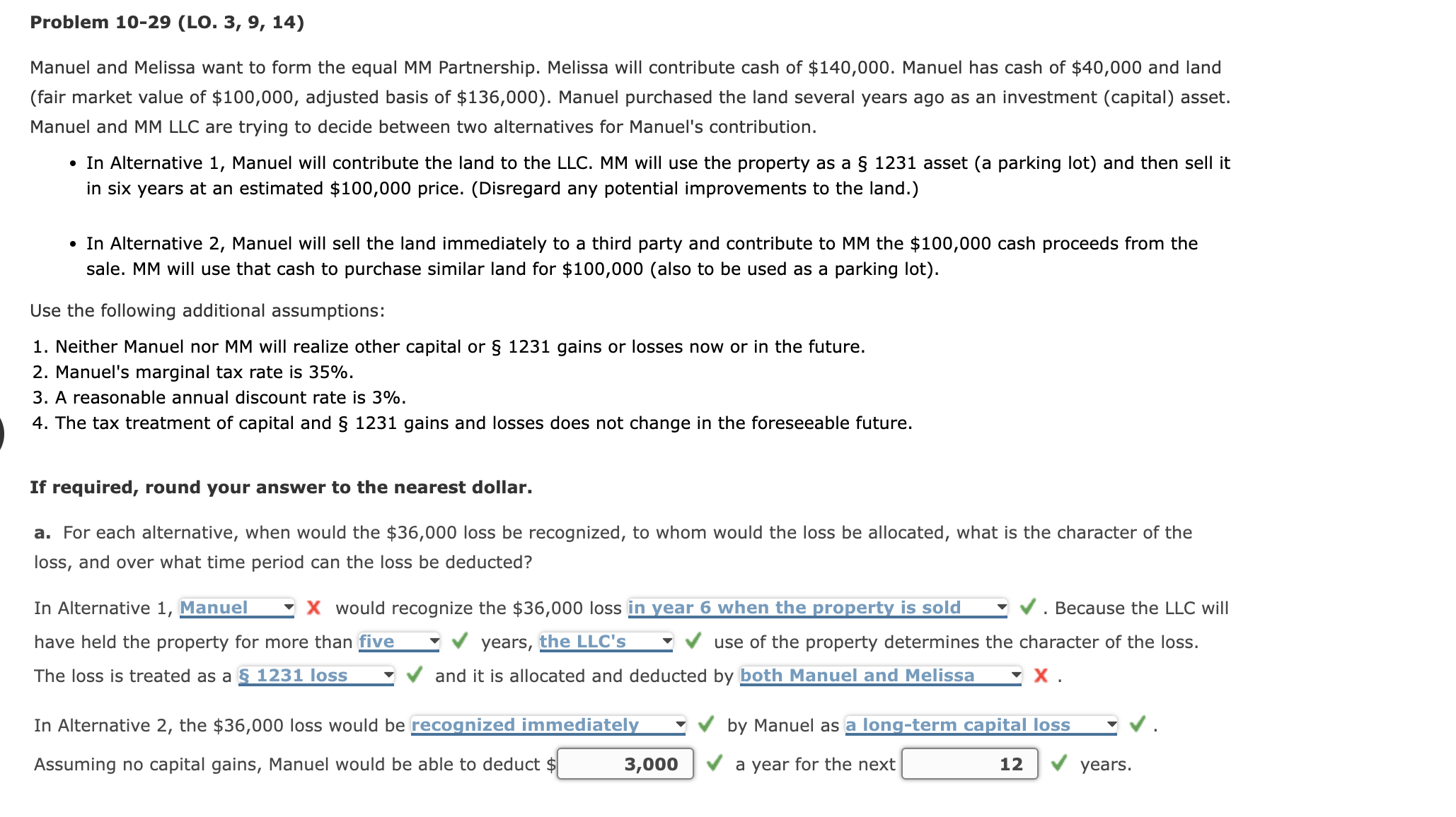 Drop Down Options for incorrect answers that I